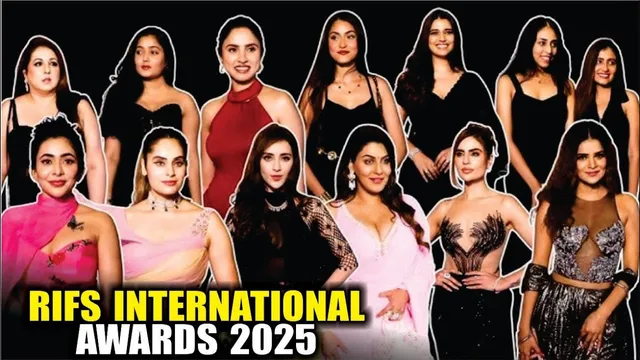 RIFS International Awards 2025: Red Carpet Glam with Yamini, Deepshikha & Shrutika Arjun