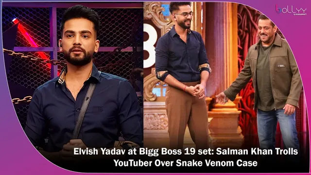 Elvish Yadav at Bigg Boss 19 set: Salman Khan Trolls YouTuber Over Snake Venom Case