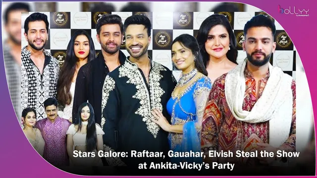 Stars Galore: Raftaar, Gauahar, Elvish Steal the Show at Ankita-Vicky’s Party