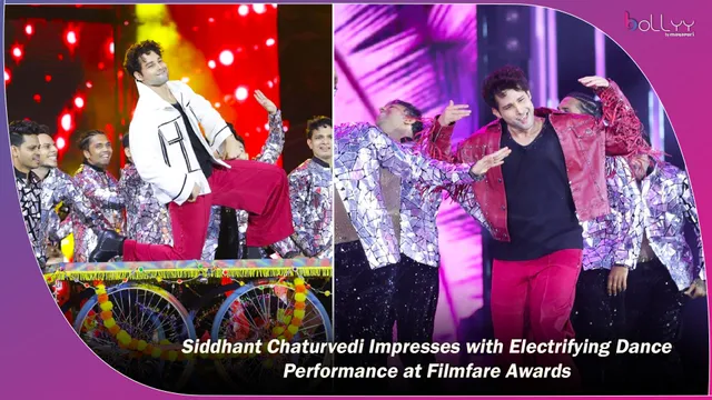 Siddhant Chaturvedi Impresses with Electrifying Dance Performance at Filmfare Awards