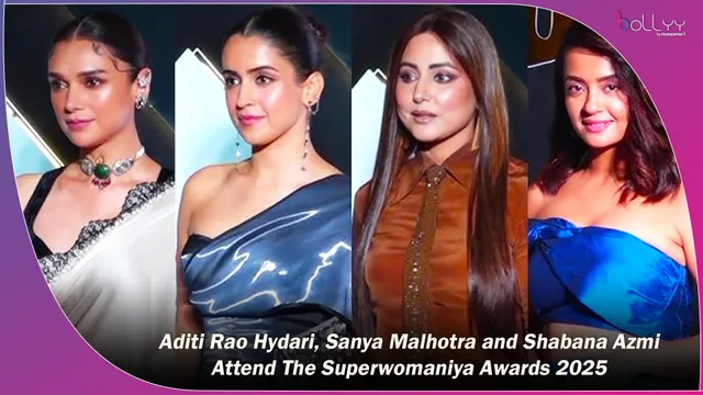 Aditi Rao Hydari, Sanya Malhotra and Shabana Azmi Attend The Superwomaniya Awards 2025