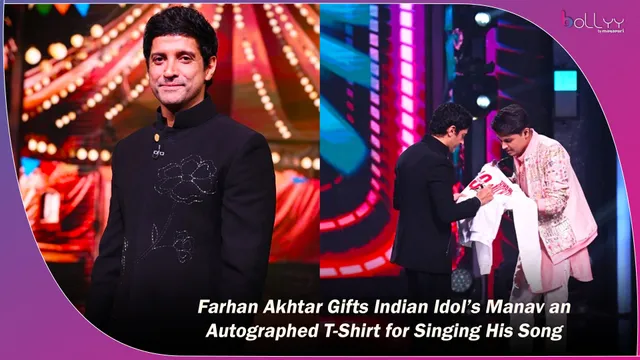 Farhan Akhtar Gifts Indian Idol’s Manav an Autographed T-Shirt for Singing His Song
