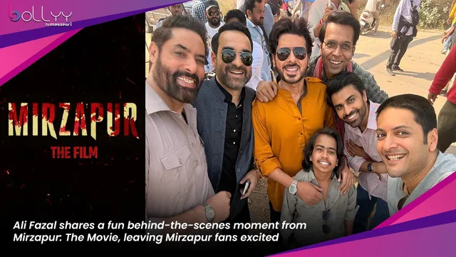 Ali Fazal shares a fun behind-the-scenes moment from Mirzapur: The Movie, leaving Mirzapur fans excited