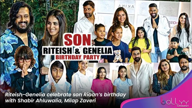 Riteish Genelia celebrate son Riaan’s birthday with Shabir Ahluwalia, Milap Zaveri