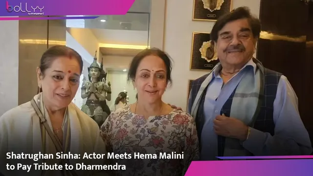Shatrughan Sinha: Actor Meets Hema Malini to Pay Tribute to Dharmendra