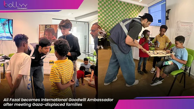 Ali Fazal becomes International Goodwill Ambassador after meeting Gaza-displaced families