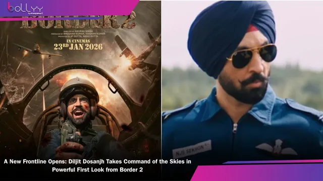 A New Frontline Opens: Diljit Dosanjh Takes Command of the Skies in Powerful First Look from Border 2
