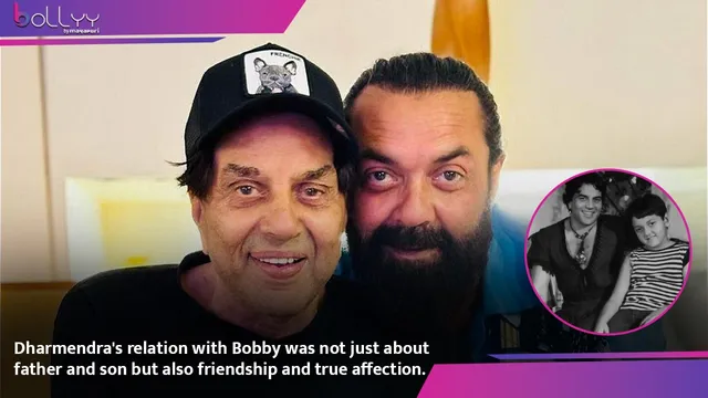 Dharmendra's relation with Bobby was not just about father and son but also friendship and true affection.