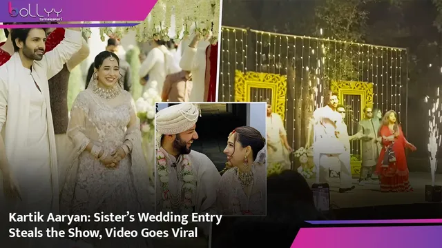 Kartik Aaryan Sister’s Wedding Entry Steals the Show, Video Goes Viral