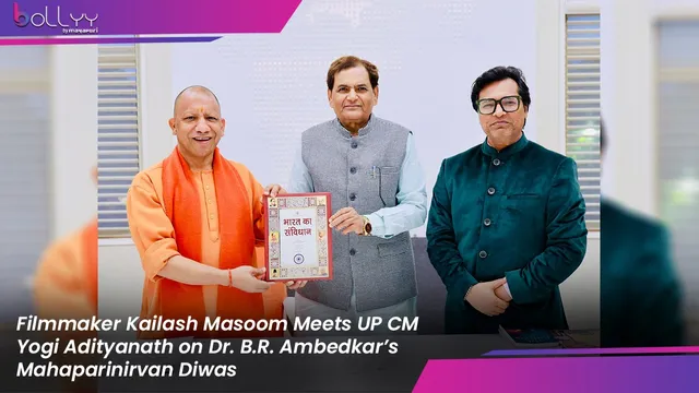 Filmmaker Kailash Masoom Meets UP CM Yogi Adityanath on Dr. B.R. Ambedkar’s Mahaparinirvan Diwas