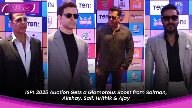 ISPL 2025 Auction Gets a Glamorous Boost from Salman, Akshay, Saif, Hrithik & Ajay