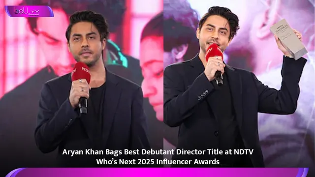 Aryan Khan Bags Best Debutant Director Title at NDTV Who’s Next 2025 Influencer Awards