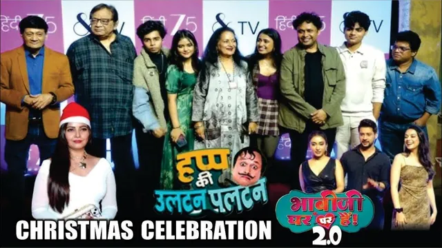 Christmas Celebration Lights Up the Sets of ‘Happu Ki Ultan Paltan’ and ‘Bhabiji Ghar Par Hai 2.0’