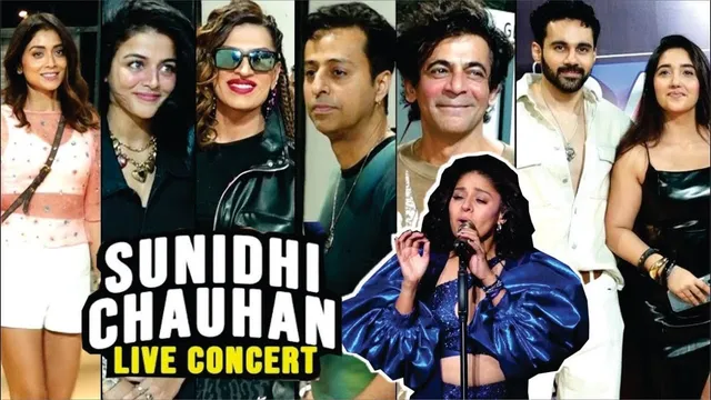 Celebrities Groove at Sunidhi Chauhan’s Concert; Nushrratt Bharuccha, Shriya Saran Steal the Show