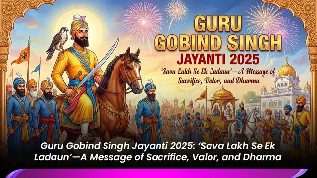 Guru Gobind Singh Jayanti 2025: ‘Sava Lakh Se Ek Ladaun’—A Message of Sacrifice, Valor, and Dharma