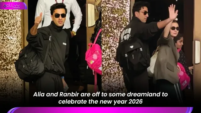 Alia and Ranbir are off to some dreamland to celebrate the new year 2026