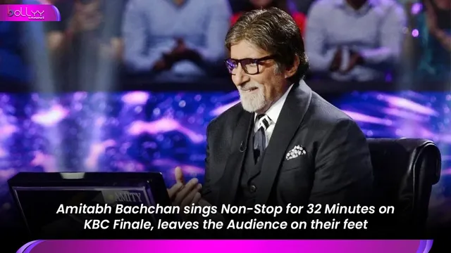 Amitabh Bachchan sings Non-Stop for 32 Minutes on KBC Finale, leaves the Audience on their feet