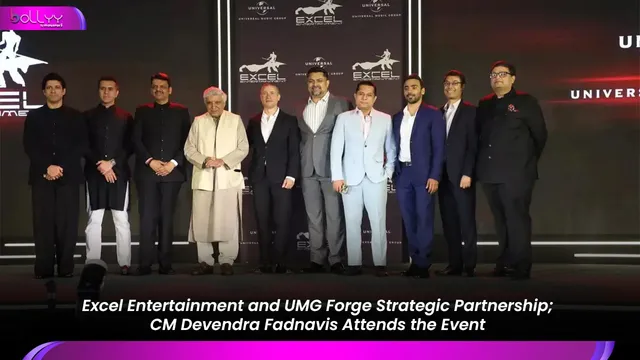 Excel Entertainment and UMG Forge Strategic Partnership; CM Devendra Fadnavis Attends the Event