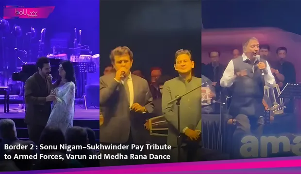 Border 2 : Sonu Nigam–Sukhwinder Pay Tribute to Armed Forces, Varun and Medha Rana Dance