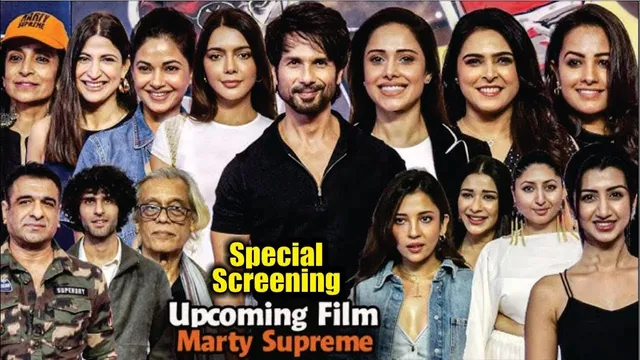 Shahid Kapoor and Nushrratt Bharuccha Flaunt Stylish Looks at ‘Marty Supreme’ Screening
