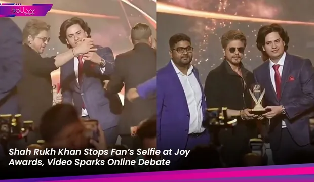 Shah Rukh Khan Stops Fan’s Selfie at Joy Awards, Video Sparks Online Debate