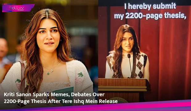 Kriti Sanon Sparks Memes, Debates Over 2200-Page Thesis After Tere Ishq Mein Release