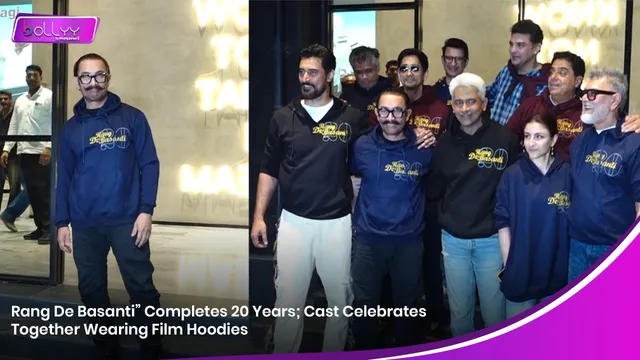 Rang De Basanti” Completes 20 Years; Cast Celebrates Together Wearing Film Hoodies