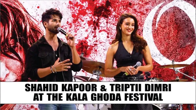 Shahid Kapoor and Triptii’s Energetic Appearance at Kala Ghoda Festival for O’Romeo Promotion