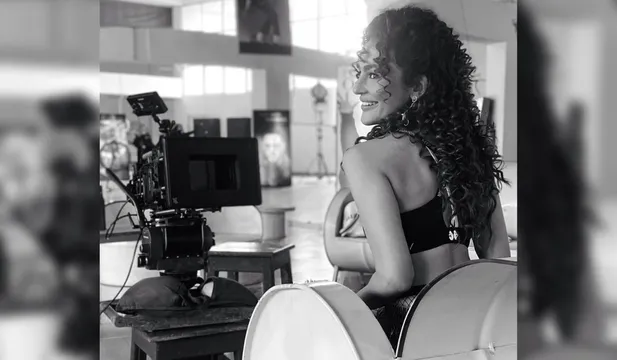Seerat Kapoor Captured In A Glimpse From Her Sets Of Dil Raju; Shares An Adorable BTS Still - Check Out The Picture Now