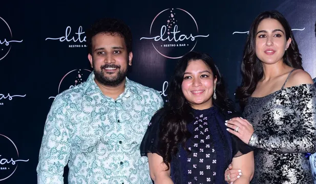 Sara Ali Khan celebrates her Birthday at night spot Ditas in Mumbai