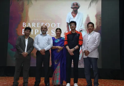 Vikas Khanna unveils the poster of his upcoming documentary Barefoot Empress based on the legendary Karthyayani Amma’s remarkable journey