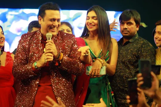 "Govinda Ji is a mentor to me and I learnt many garba steps from him" says Kriti Verma