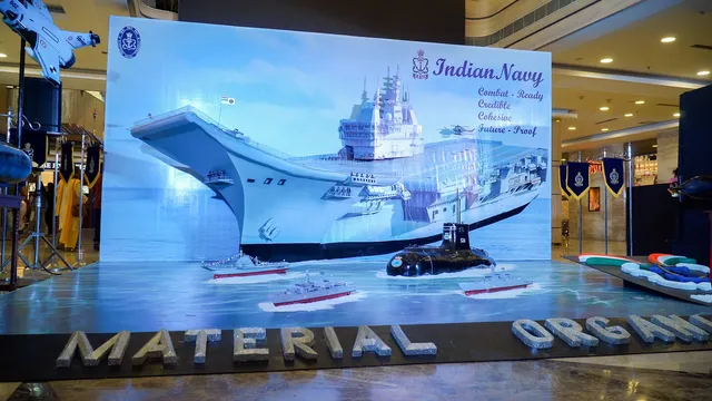 In pursuit of collaboration and relationship building efforts with the Defence Forces , R CITY mall had managed to sign up an association with Indian Navy (Western Command) and had organized a musical concert at R CITY Mall on 06 Nov 22.  A Model ship of INS VIKRANT was also erected at a predefined location at the mall and alongwith a meet and greet session with High ranking naval officers.
