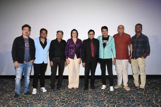 B-Town attends the grand launch bash of Indian American Filmmaker Mukesh Modi’s OTT platform "Indie Films World" to India-First streaming platform to show Indian content in, no glasses, 1 tablet, 1 phone, 1 TV, screen saver along with the release of his web series ‘Mission Kashi’