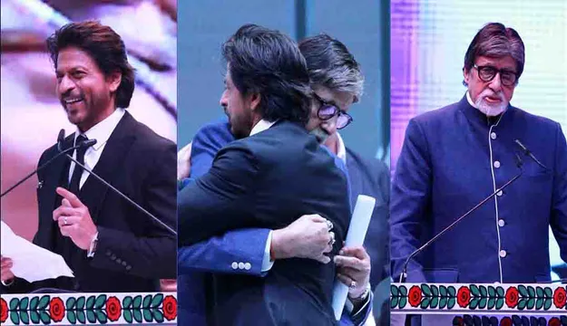 Big B and Shahrukh Khan, two actors who won the hearts of fans, were present at the 28th Kolkata International Film Festival.