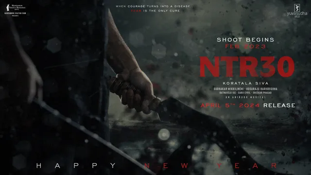 <strong>NTR30 eyeing a worldwide release on April 5th, 2024!</strong>