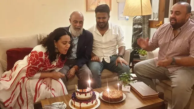 Swara Bhasker celebrated her first birthday after marriage, husband showered her with love
