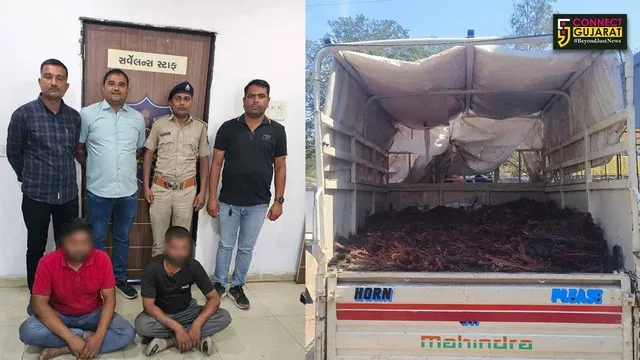 Police detain two men with suspected stolen copper cable in Ankleshwar