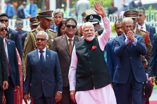 PM Modi returns home after concluding historic, fruitful 2-Day visit to Mauritius