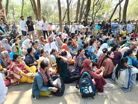 Health workers’ protest: 2,000 employees terminated by Gujarat government
