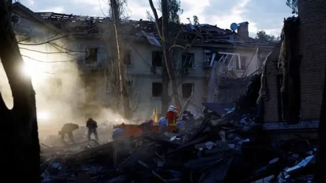 Russian drone strike hits Ukraine's Kyiv; 9 killed, over 60 injured