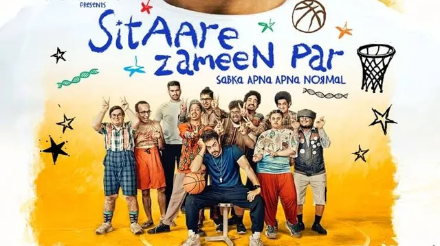 Sitaare Zameen Par first poster out; Aamir Khan returns with an uplifting tale