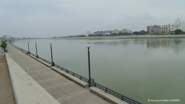 Water drained from Sabarmati for barrage repairs, riverfront dry till June 5