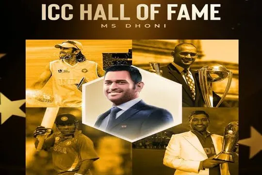 Former India captain MS Dhoni inducted into ICC hall of fame