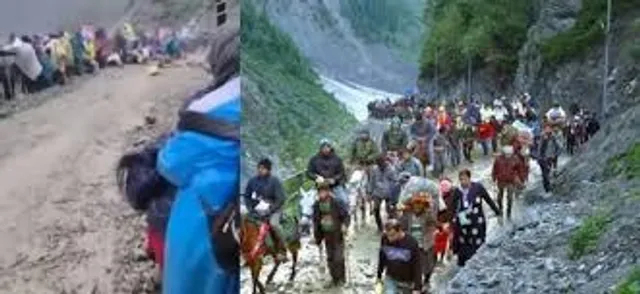 Amarnath Yatra: Woman Pilgrim Dies, Three Injured in Landslide; Yatra Temporarily Suspended