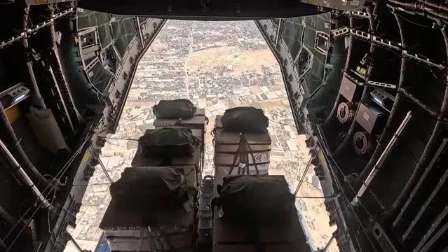 Israel airdrops aid into Gaza with six countries