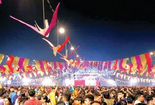 Rain casts shadow over spirit of garba revellers in Ahmedabad, across Gujarat