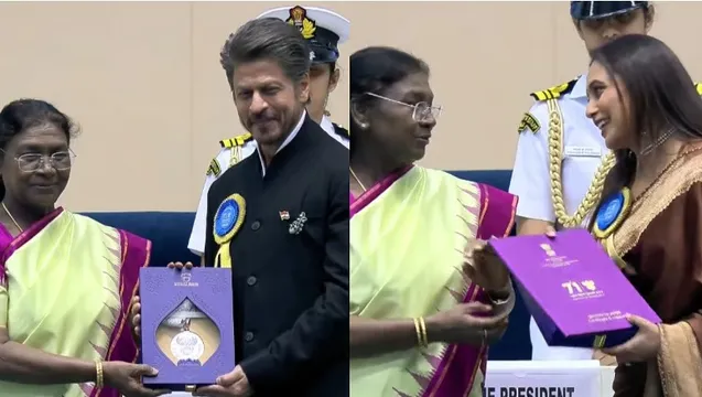 Shah Rukh Khan and Rani Mukerji Wins First National Awards