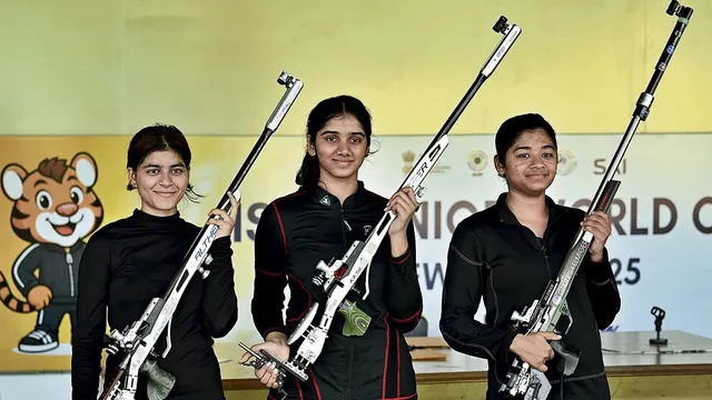 ISSF Junior WC: India’s Anushka Thokur wins gold in 50-Meter Rifle 3-Positions Event
