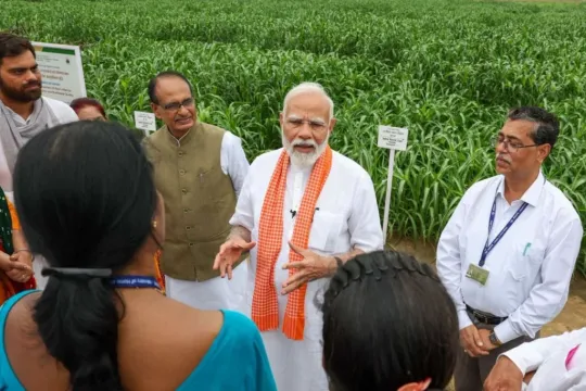 PM Modi reiterates Govt’s commitment to empower farmers to make them key drivers of self-reliant, developed India